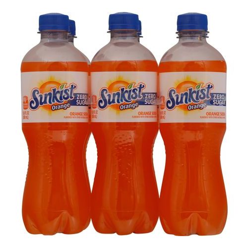 Diet Sunkist Orange Soda  (Single/16.90 FL OZ Plastic Bottle)