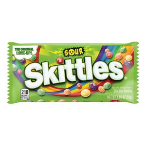 Skittles Bite Size Candies Sour (Single/1.80 OZ Plastic Bag)