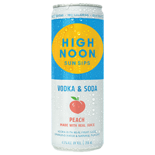 High Noon Seltzer Peach (4 Pack/12 oz Cans)