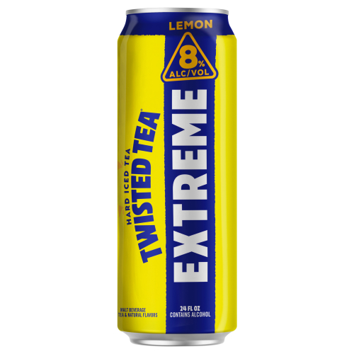 Twisted Tea Extreme Lemon Hard Iced Tea 8% ABV (24 fl. oz. Can)