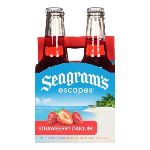Seagram's Escapes Strawberry Daquiri Bottle (4 Pack/11.2 FL OZ Bottle)
