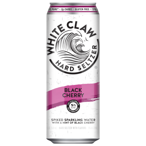 White Claw Hard Seltzer Black Cherry 19.2oz Can