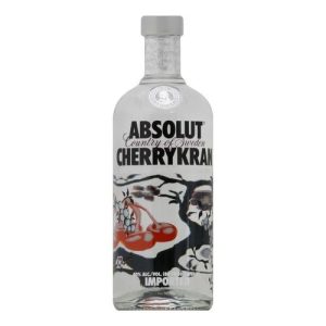 Absolut Country of Sweden CherryKran Vodka (Single/750.00 ML Glass Bottle)