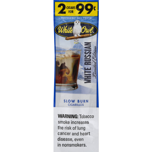 White Owl WHITE OWL CIGARILLO WH RSN 2/.99 (2 CT)