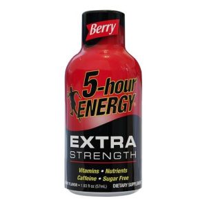 5-hour Energy Dietary Supplement Extra Strength - Berry (Single/1.93 FL OZ Plastic Bottle)