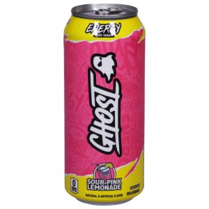 Ghost Zero Sugar Sour Pink Lemonade Energy Drink (16 fl oz)
