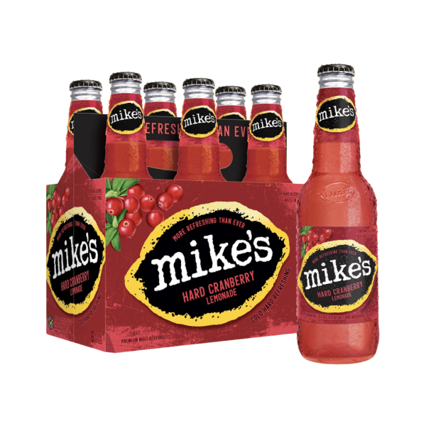 Mike's Hard Lemonade Cranberry Premium Malt Beverage Bottles (6 ct/11.2 oz)