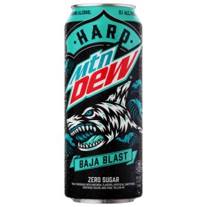 Mountain Dew Hard Zero Sugar Baja Blast Malt Beverage (24 fl oz)