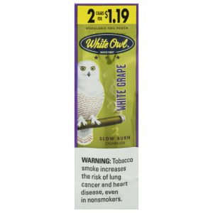 White Owl Slow Burn White Grape Cigarillos (2 ea)