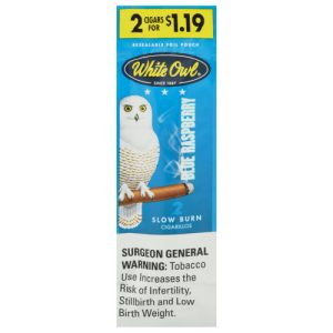 White Owl Slow Burn Blue Raspberry Cigarillos (2 ea)