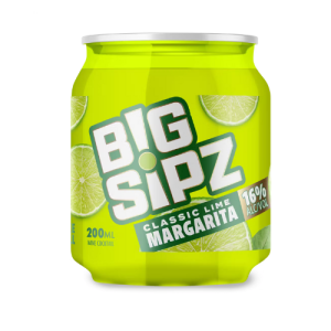 Big Sipz Classic Lime Margarita (Single/200ml)