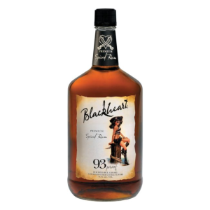 Blackheart Premium Spiced Rum (Single/1.75 LT Glass Bottle)