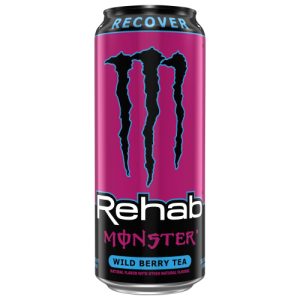 Rehab Monster Wild Berry Tea Energy Drink (15.5 fl oz)