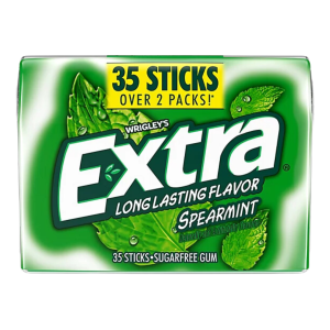 Wrigley's Extra Sugarfree Gum Spearmint (Single/94.50 G Pack)