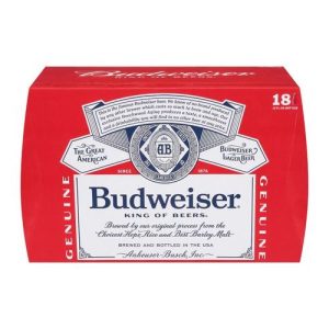Budweiser Bottles (18 Pack/12oz Bottle)