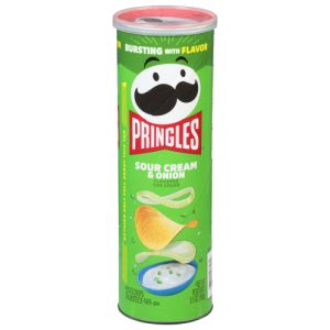 Pringles Sour Cream & Onion Flavored Potato Crisps (5.5 oz)