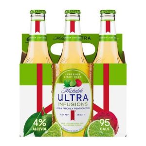 Michelob Ultra Lime Cactus Light Beer Bottle (6 Pack/12 FL OZ Bottle)