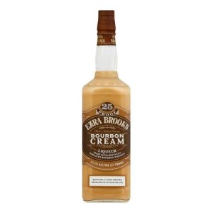 Ezra Brooks Bourbon Cream Liqueur (Single/750.00 ML Glass Bottle)