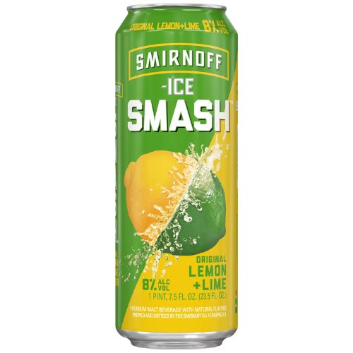 Smirnoff Ice Smash Lemon and Lime (Single/24.00 OZ Can)