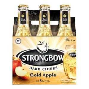 Strongbow Gold Apple Hard Cider Bottle (6 Pack/11.2 FL OZ Bottle)