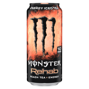 Monster Energy Rehab Peach Tea (Single/16 oz Can)