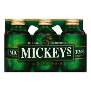 Mickeys Fine Malt Liquor Wide Bottle (6 Pack/12 FL OZ Wide Bottle)