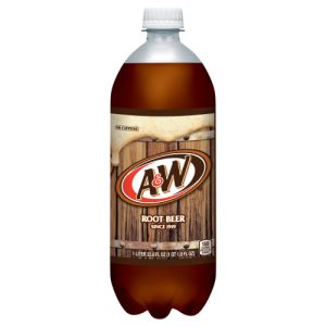 A&W Root Beer Soda 1 L bottle
