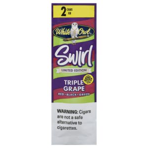 White Owl Swirl Triple Grape Cigarillos (2 ea)