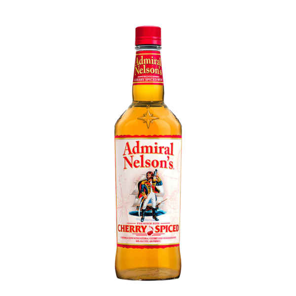 Admiral Nelson's Cherry Spiced Rum (Single/750.00 ML Glass Bottle)