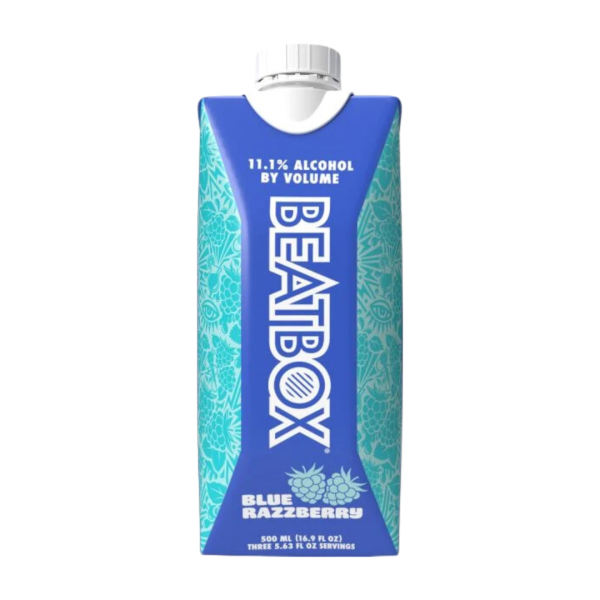 BeatBox Blue Razzberry Wine Carton (Single/16.9 fl oz)