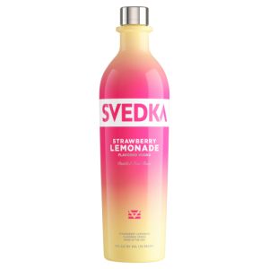 SVEDKA Strawberry Lemonade Flavored Vodka Bottle, 70 Proof (750 mL)