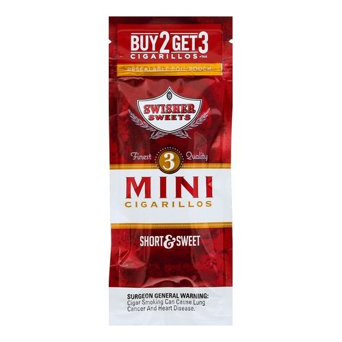 Swisher Sweets Mini Cigars - Reseable Pouch (Single/3.00 PK)