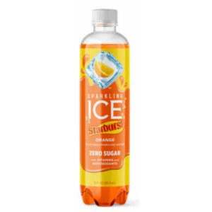 Sparkling Ice Naturally Flavored Sparkling Water Starburst Orange (Single/17.00 FL OZ Plastic Bottle)