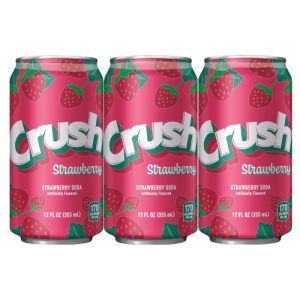 Crush Strawberry Soda 6 - Cans (12 fl oz)
