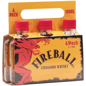 Fireball Cinnamon Whiskey (6 Pack/100.00 ML)
