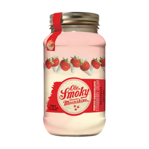 Ole Smoky White Chocolate Strawberry Cream Moonshine Jar (Single/50 ml)