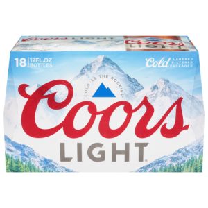 Coors Light Beer 18 - Bottles (12 fl oz)