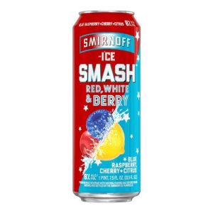 Smirnoff Ice Smash Red, White & Berry (Blue Raspberry, Cherry + Citrus) Can (Single/23.5 oz )