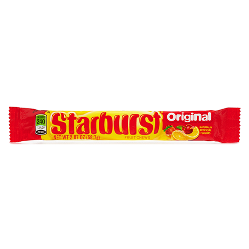 Starburst Original Fruit Chews (Single/2.07 oz Bar)