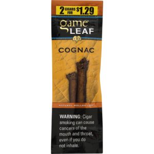 Game Leaf GAME LEAF CIGAR COGNAC 2/1.29 (2 CT)