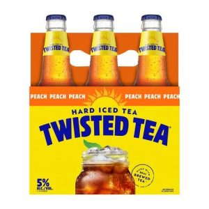 Twisted Tea Hard Iced Tea Peach Bottle (6 Pack/12 FL OZ Bottle)