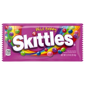 SKITTLES Wild Berry Chewy Candy Full Size, Bag (2.17 oz)