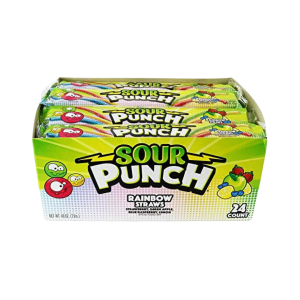Sour Punch Rainbow Straws (1/2 FL OZ )