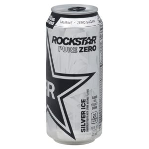 Rockstar Pure Zero Silver Ice Energy Drink (16 fl oz)