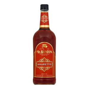 Mr. Boston Amaretto Liqueur (Single/1.00 LT Glass Bottle)