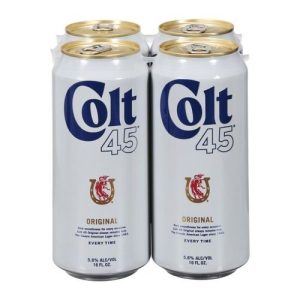Colt 45 Malt Liquor Can (4 Pack/16 FL OZ Can)