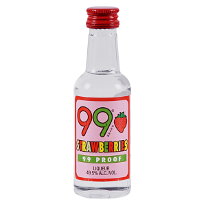 99 Strawberry Liqueur (Single/50.00 ML Glass Bottle)