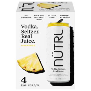 Nutrl Pineapple Vodka Seltzer 4 - Cans (12 fl oz)