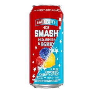 Smirnoff Ice Smash Red, White & Berry (Blue Raspberry, Cherry + Citrus) can (Single/16 oz )