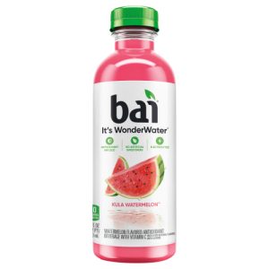 Bai Flavored Water Kula Watermelon, Antioxidant Infused Beverage, 18 Fluid Ounce Bottle